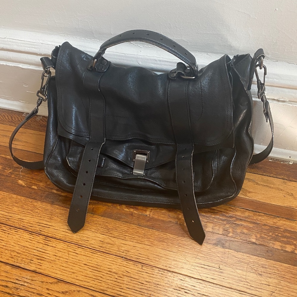 Proenza Schouler black PS1 Large bag